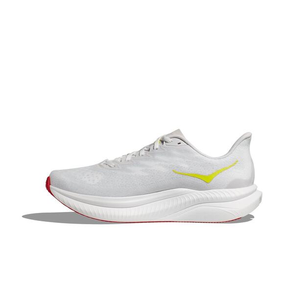 NWT Hoka Men\'s Mach 6 White/Nimbus Cloud 10 Medium main image 5